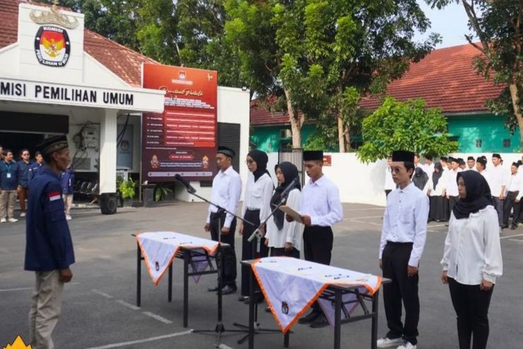 24.553 Pantarlih Dikerahkan KPU Lampung Lakukan Coklit Door to Door