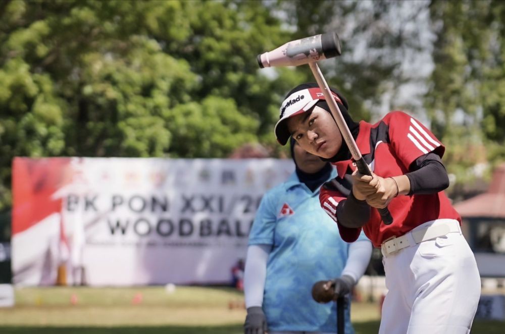 Incar Emas PON Aceh 2024, Atlet Woodball Sumsel Punya Trik Khusus