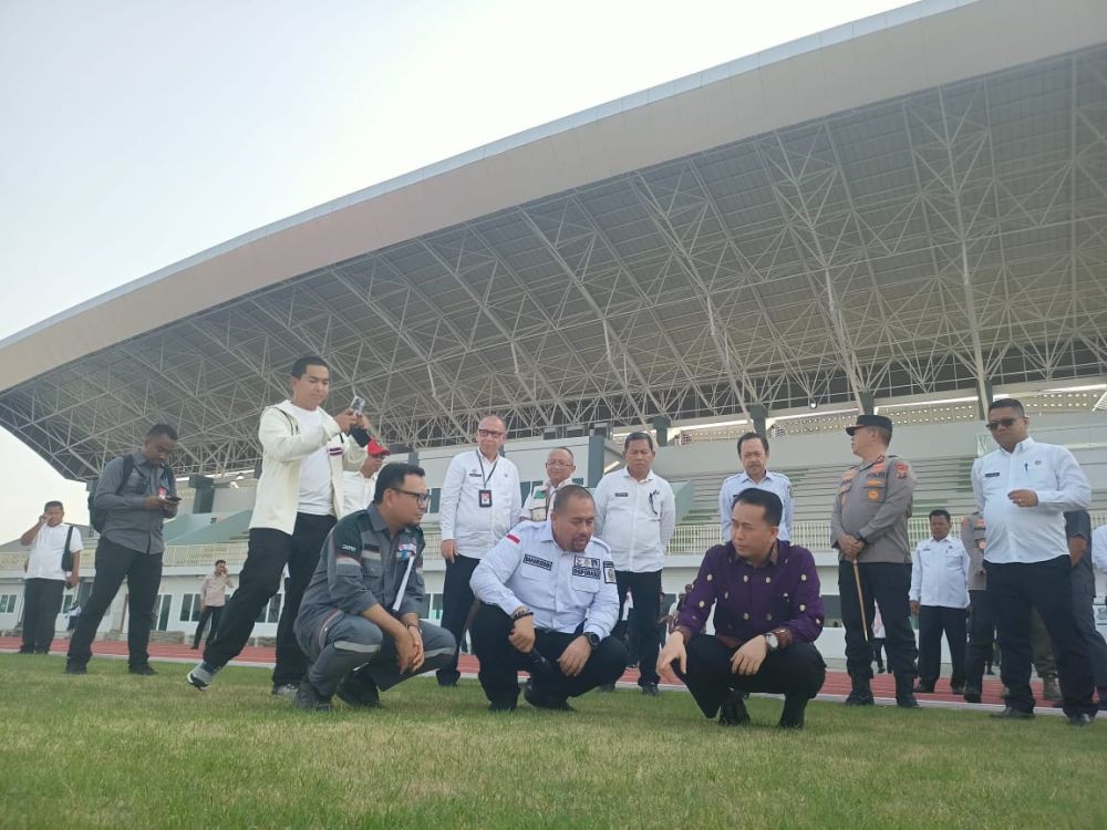 Stadion Utama Dikebut 3 Shift, Stadion Madya Tinggal Penerangan