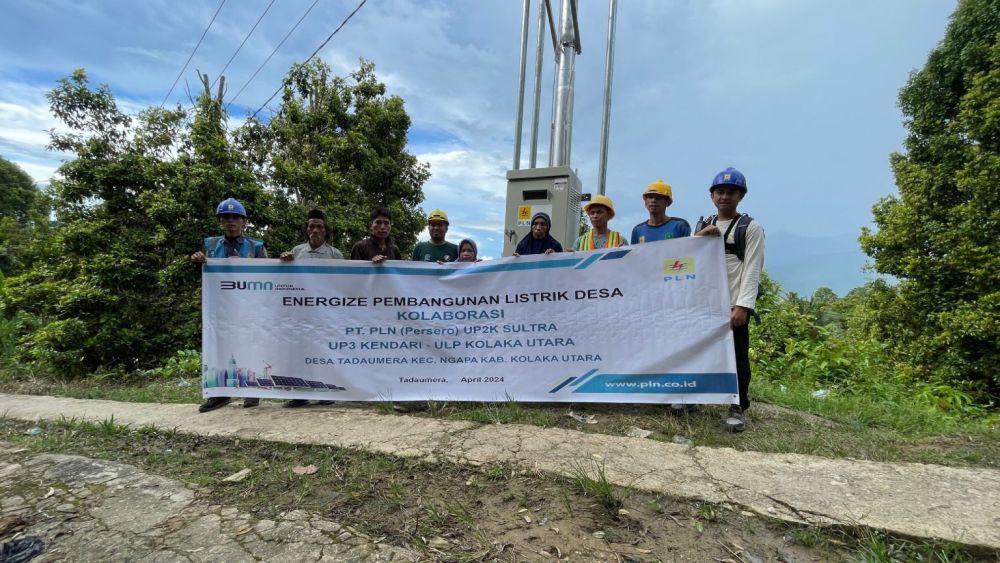 PLN Nyalakan Listrik 24 Jam di 16 Desa Terpencil Sulawesi Tenggara