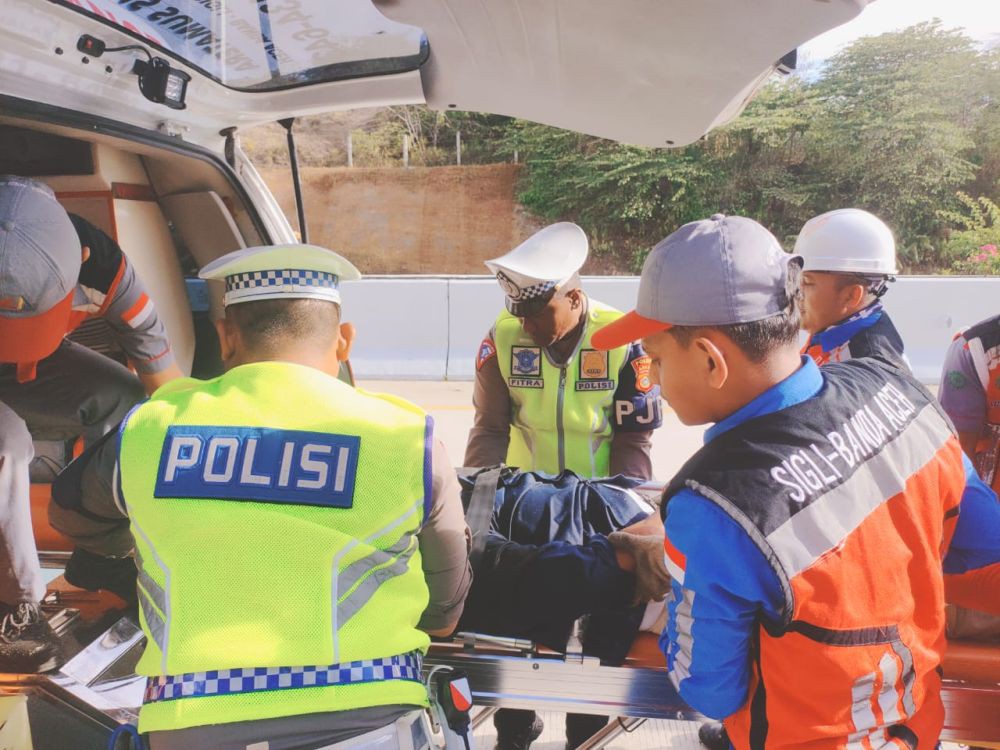 Ban Pecah, 3 Orang Tewas Dalam Kecelakaan di Tol Sigli-Banda Aceh