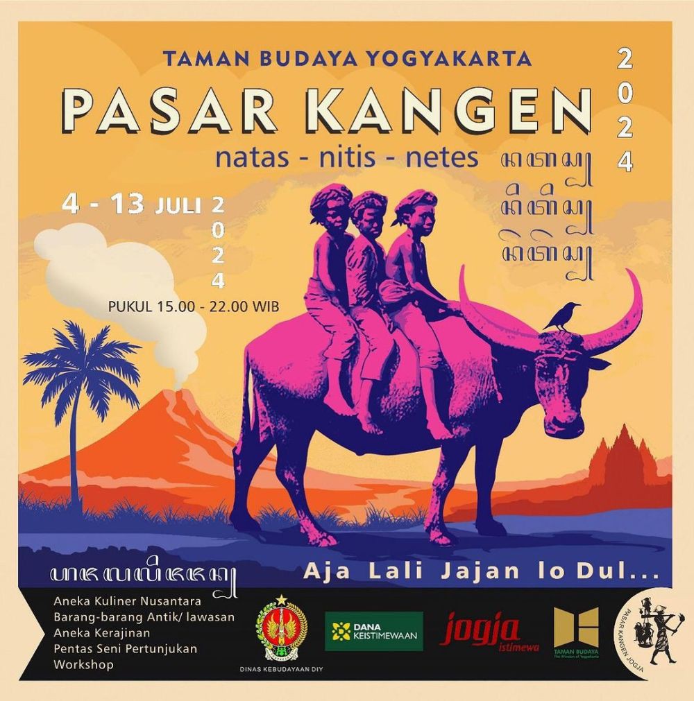 12 Agenda Wisata Bulan Juli 2024 di Yogyakarta, Siap Lebaran Seni?