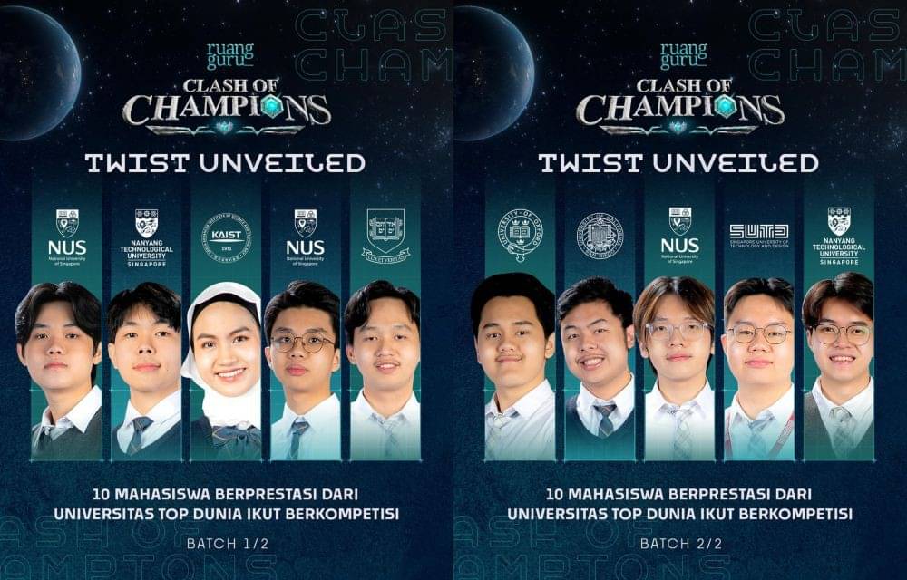 Daftar Universitas Peserta Clash Of Champions Yang Lengkap