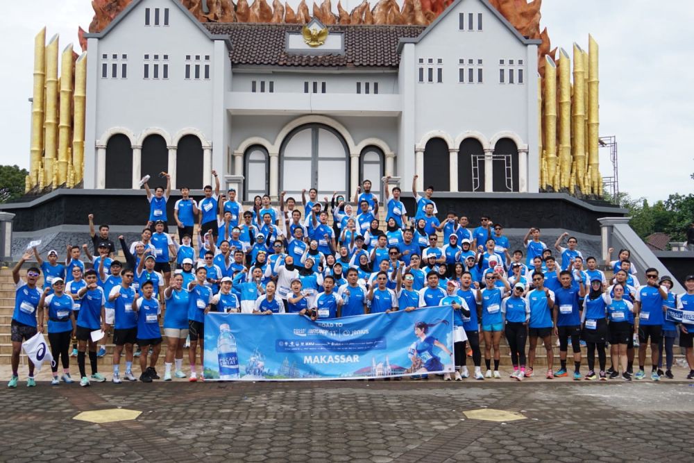 Ratusan Pelari Meriahkan Road to Pocari Sweat Run di Makassar