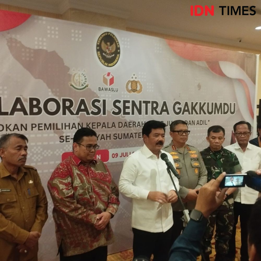 Menko Hadi Ungkap 4 Provinsi di Sumatra Paling Rawan di Pilkada 2024