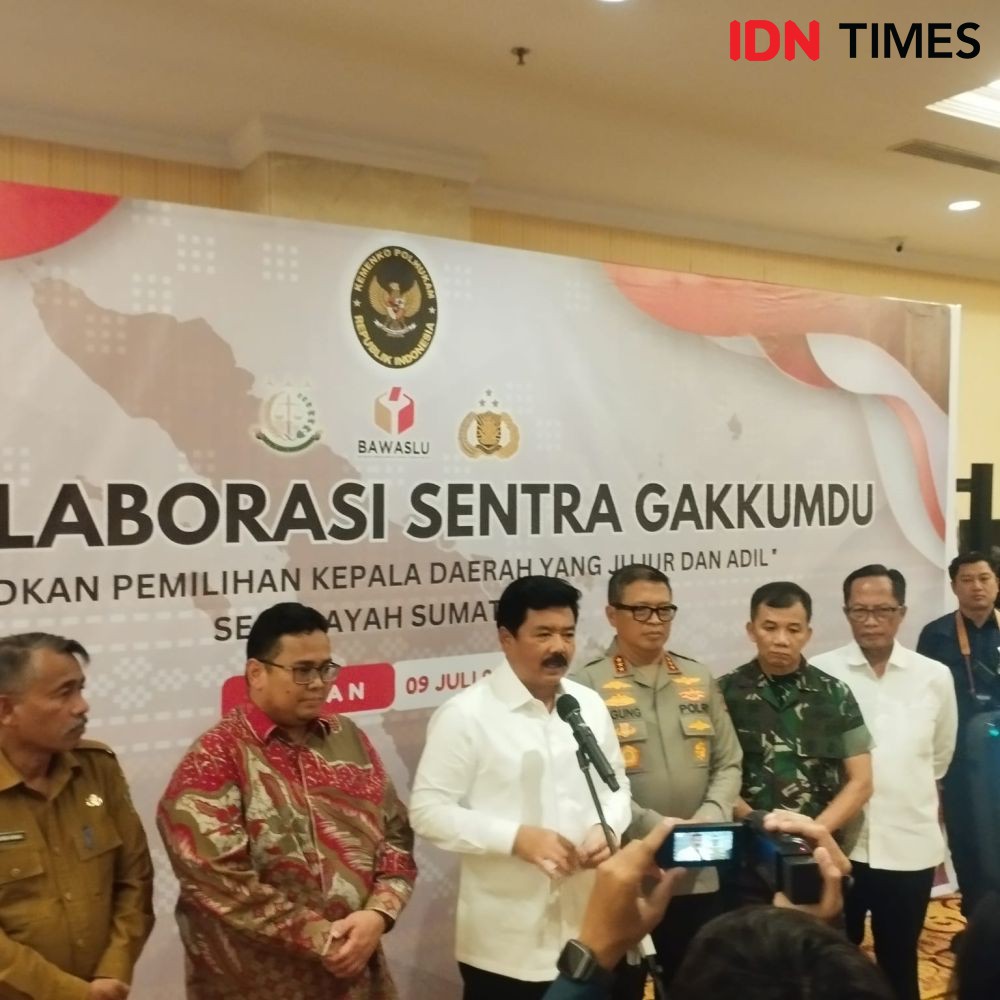 Menko Hadi Ungkap 4 Provinsi di Sumatra Paling Rawan di Pilkada 2024