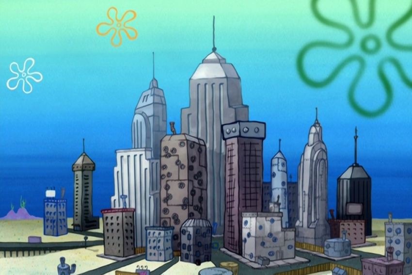 [QUIZ] Tebak Nama Lokasi selain Bikini Bottom di SpongeBob Squarepants, Yakin Bisa?