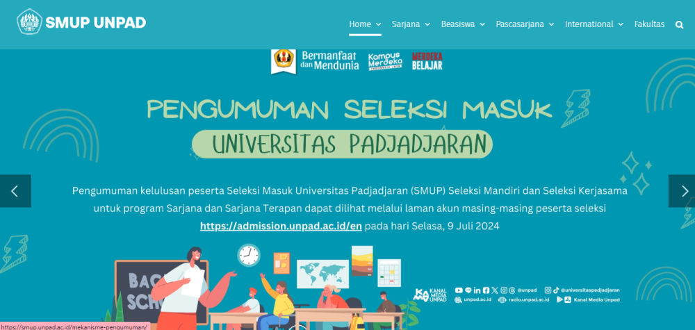 4.194 Calon Mahasiswa Unpad Diterima Melalui Seleksi Mandiri 