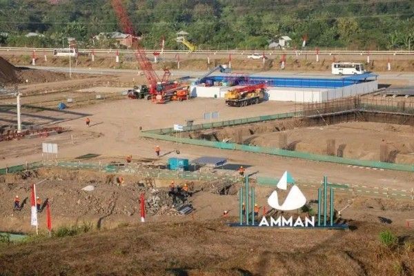 Smelter AMNT di NTB Bakal Hasilkan 18 Ton Emas Batangan Per Tahun