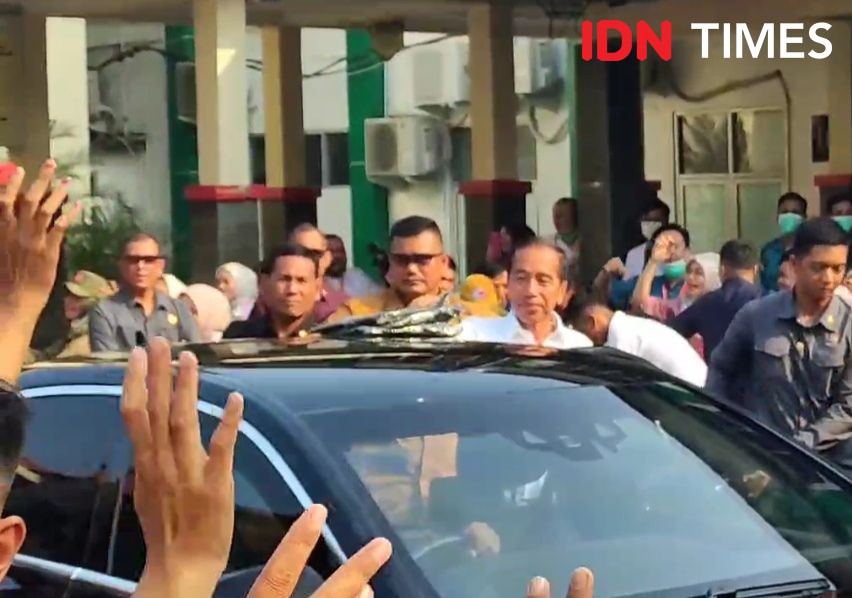 Tiba di Lampung, Jokowi Awali Kunjungan Tinjau RSUD Bob Bazar Kalianda