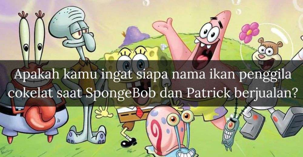 [quiz] Tebak Nama Karakter Figuran Di Spongebob Squarepants, Yakin Tahu 