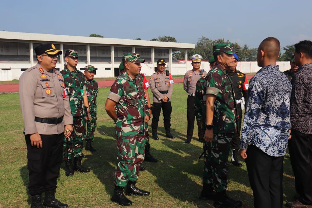 2.013 Personel Dikerahkan Pengamanan Kunjungan Jokowi ke Lampung