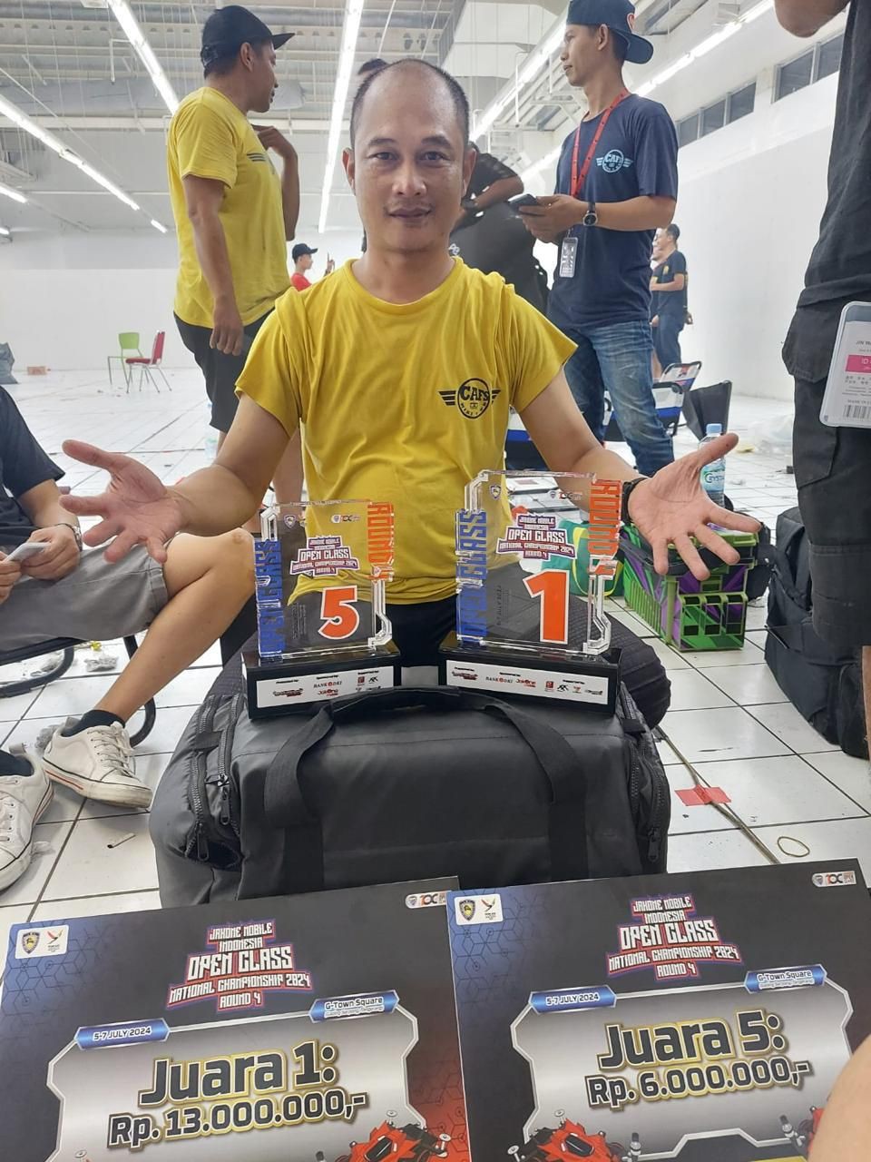 Tim Kabayan CAF Mini 4WD Bandung Juara Jack One Mobile IOC 2024