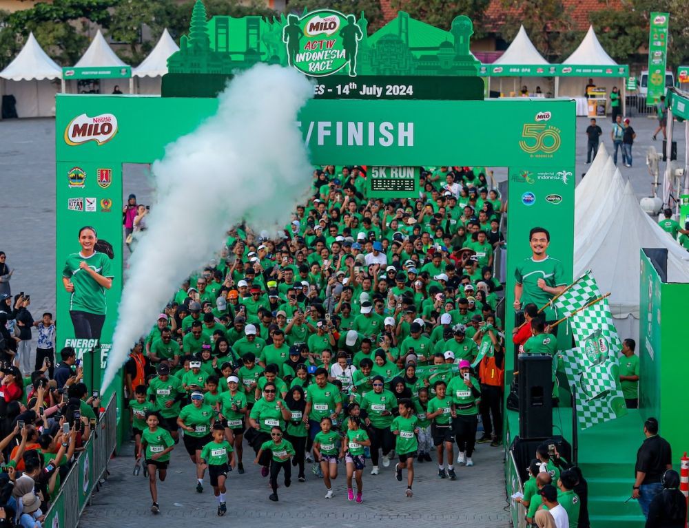 3.000 Pelari Ikuti Road to Milo Activ Indonesia Race di Semarang