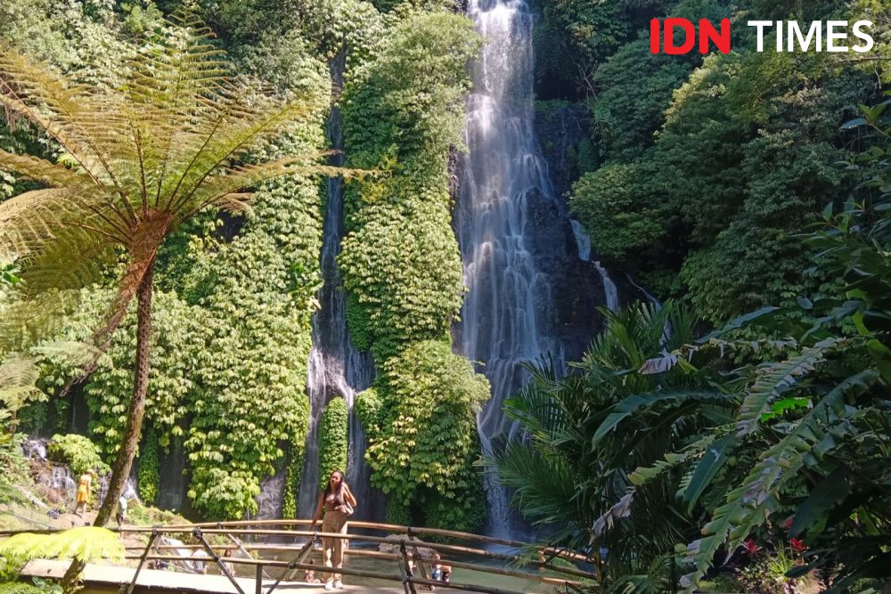 Potret dan Tiket Masuk Air Terjun Banyumala di Buleleng