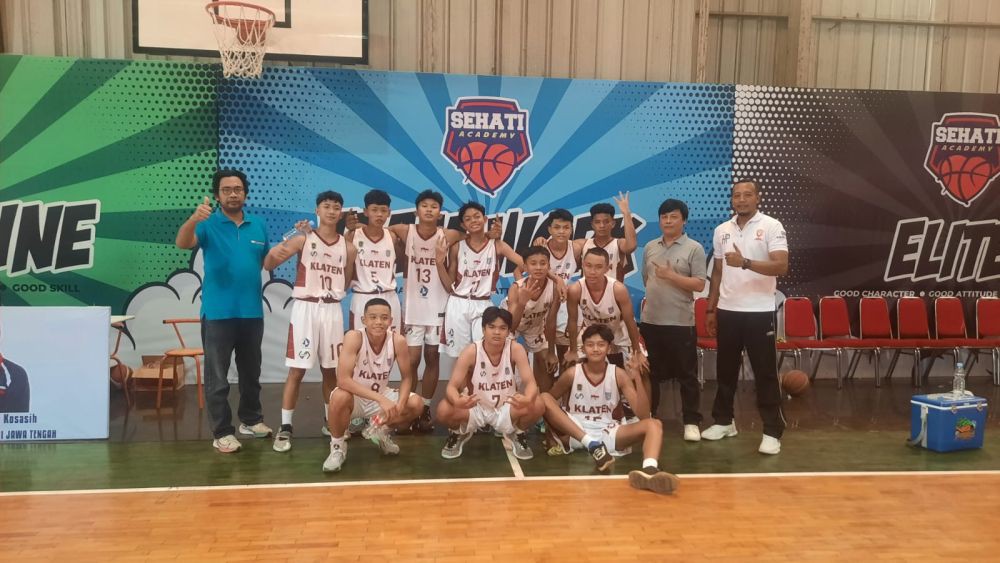 Kejurprov Antar Klub Basket, Semangat Kita Klaten Turunkan Dua Tim