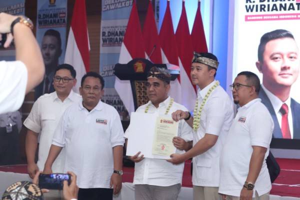 Gerindra Deklarasikan Dhani Wirianata Jadi Cawalkot Bandung