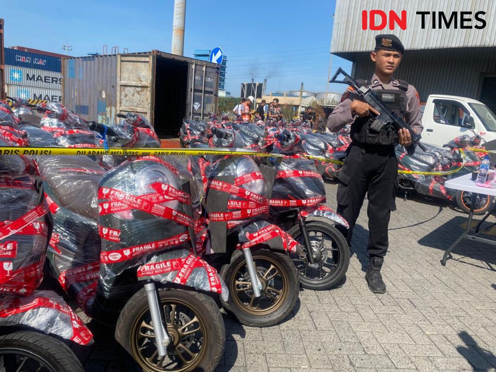 Polisi Bongkar Penggelapan Motor Leasing akan Dikirim ke Timor Leste