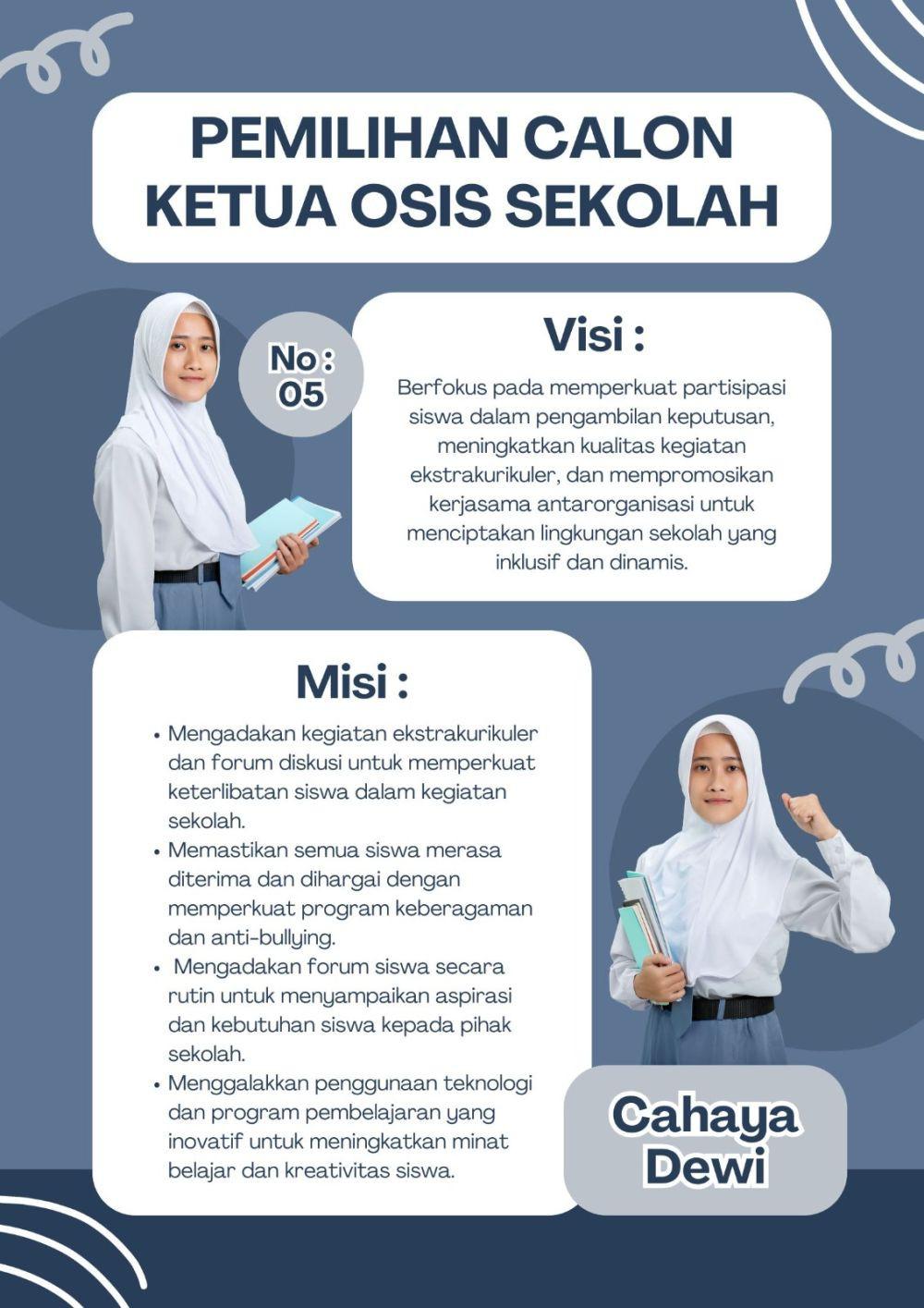 7 Contoh Poster Pemilihan Ketua Osis Harus Menarik