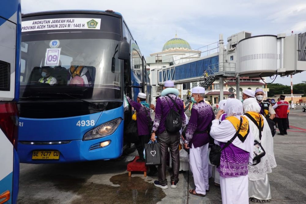 Sebanyak 4.693 Jemaah Haji Asal Aceh Telah Kembali ke Tanah Air