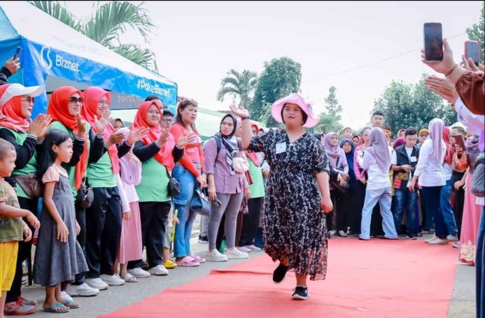 Potret Lomba Fashion Show Disabilitas Kota Metro Momen Hari Anak