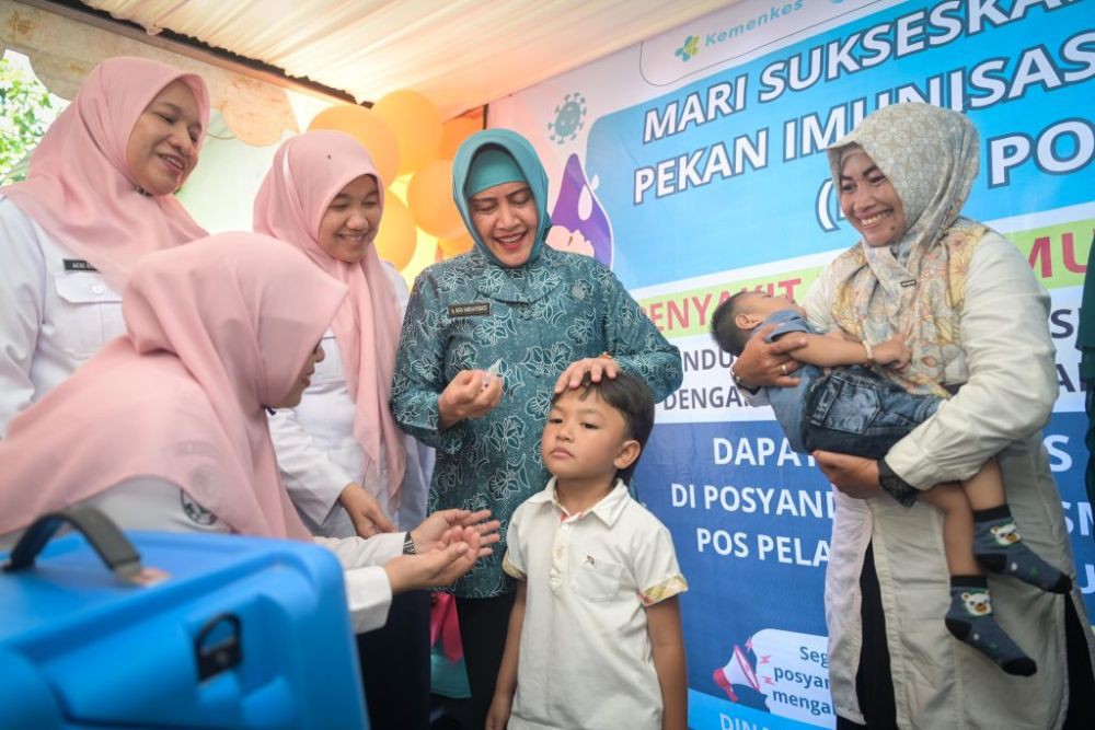 PIN Polio di Kota Makassar Menyasar 184 Ribu Anak