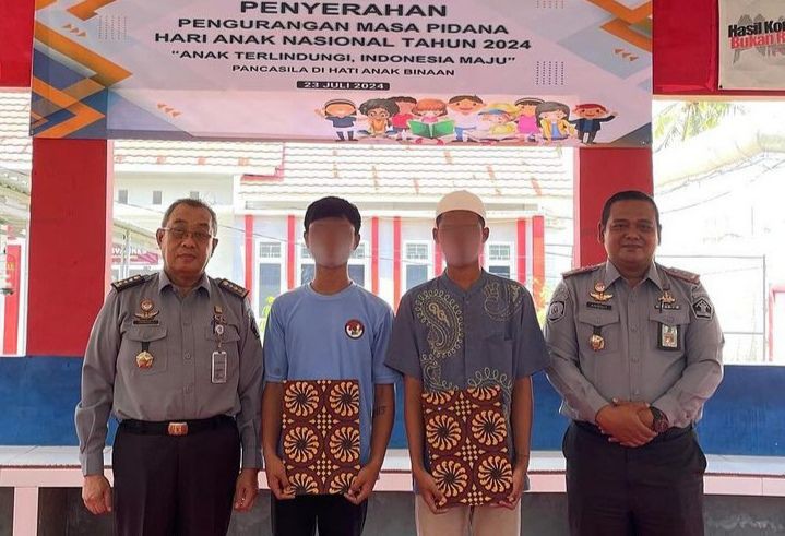 44 ABH Lampung Terima Remisi di Hari Anak Nasional, 1 Langsung Bebas