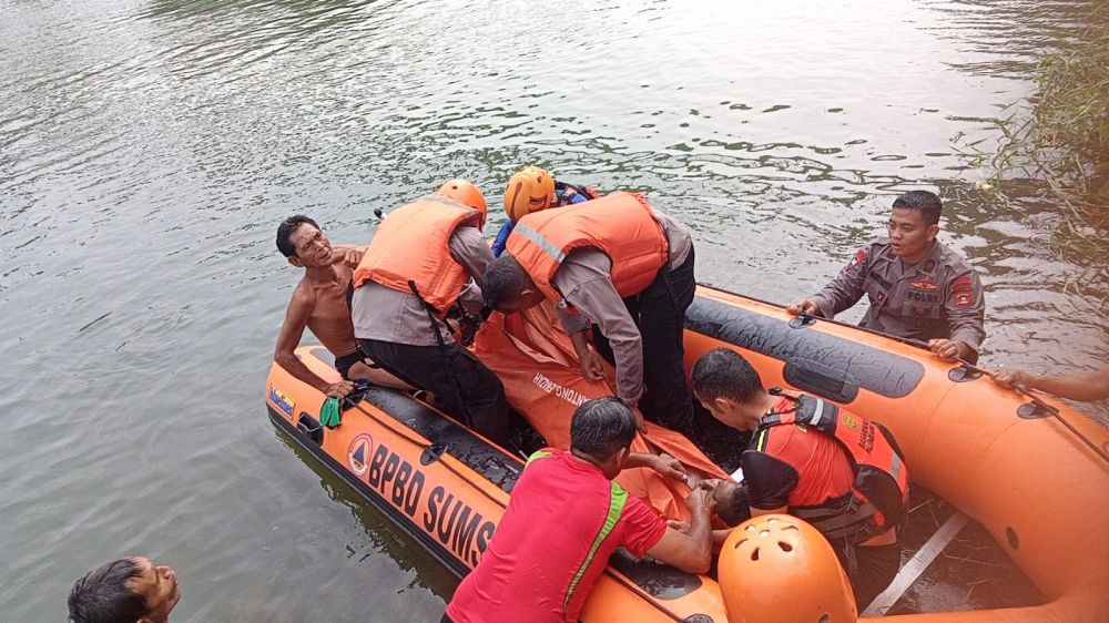 Pelajar SMK Tewas Tenggelam di Bendungan Watervang Lubuk Linggau 