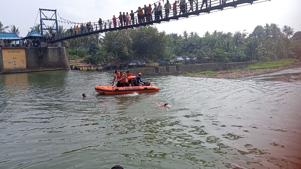 Pelajar SMK Tewas Tenggelam di Bendungan Watervang Lubuk Linggau 