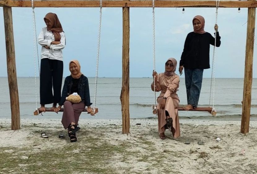 Pantai Mutiara Baru Lampung Timur, Bikin Gak Mau Pulang