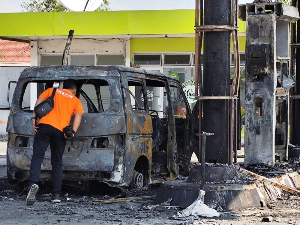 Kronologi SPBU Colomadu Terbakar, Satu Mobil Habis Dilalap Api