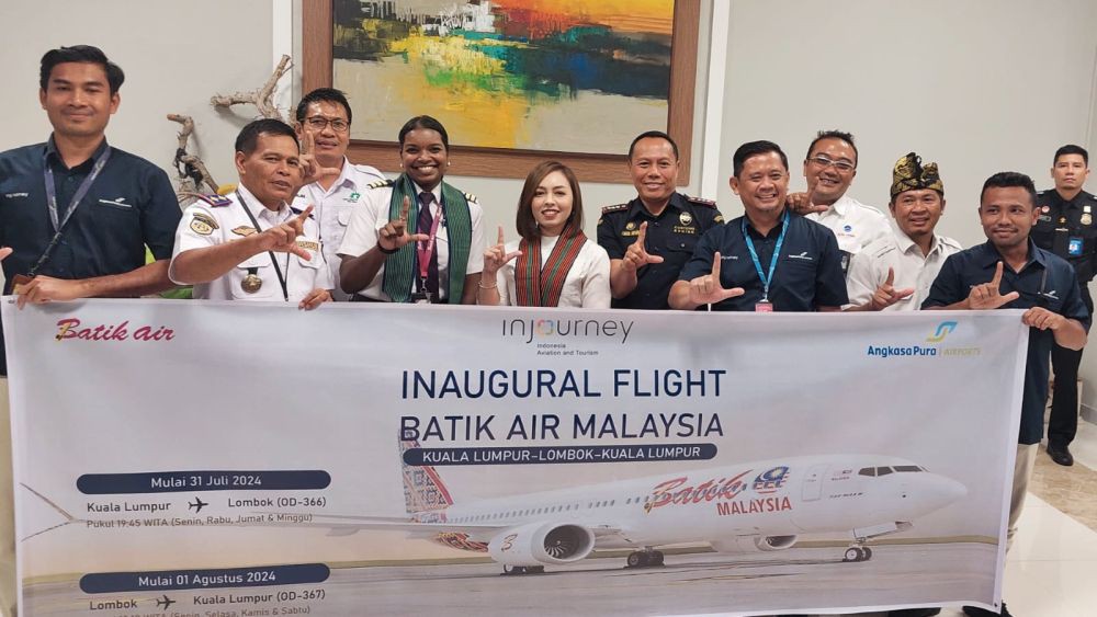 Batik Air Malaysia Buka Penerbangan Rute Lombok - Kuala Lumpur