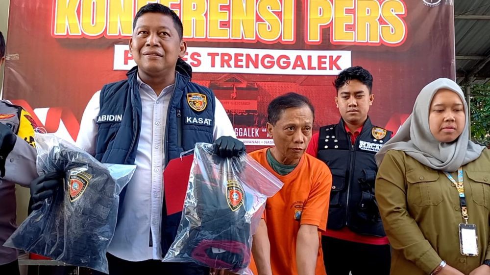 Rampok Lansia, Pria Asal Jember Ditangkap Polres Trenggalek