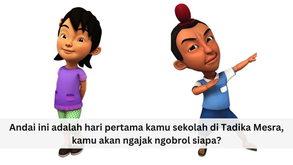 [QUIZ] Cek Tipe Murid Seperti Apa Kamu Sesuai Karakter di Upin Ipin