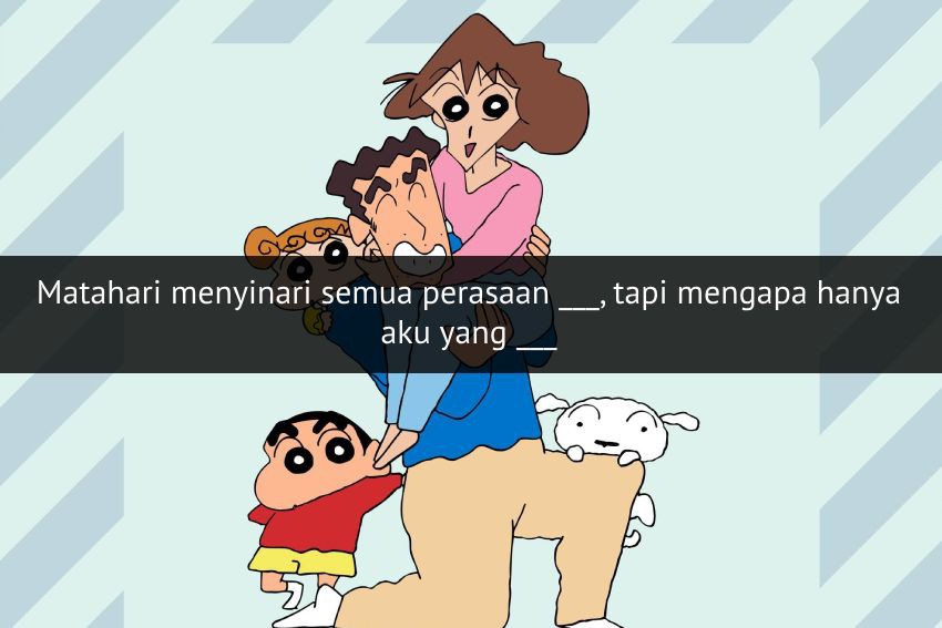 [QUIZ] Lanjut Lirik Theme Song Kartun Crayon Shinchan, Seberapa Hapal Kamu?