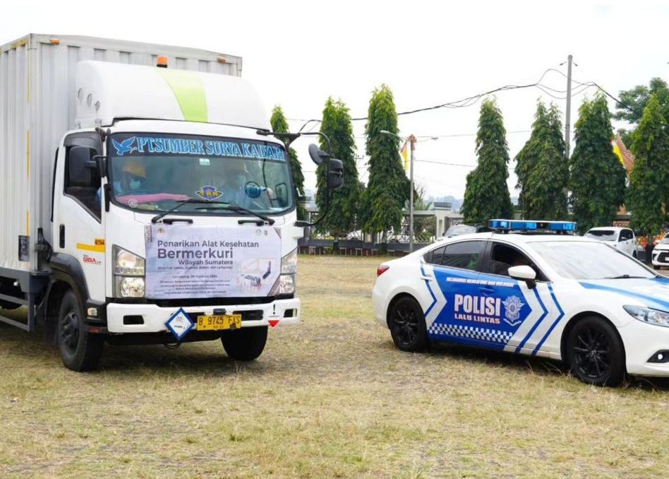 Lampung Tarik 5,43 Ton Alat Kesehatan Bermerkuri