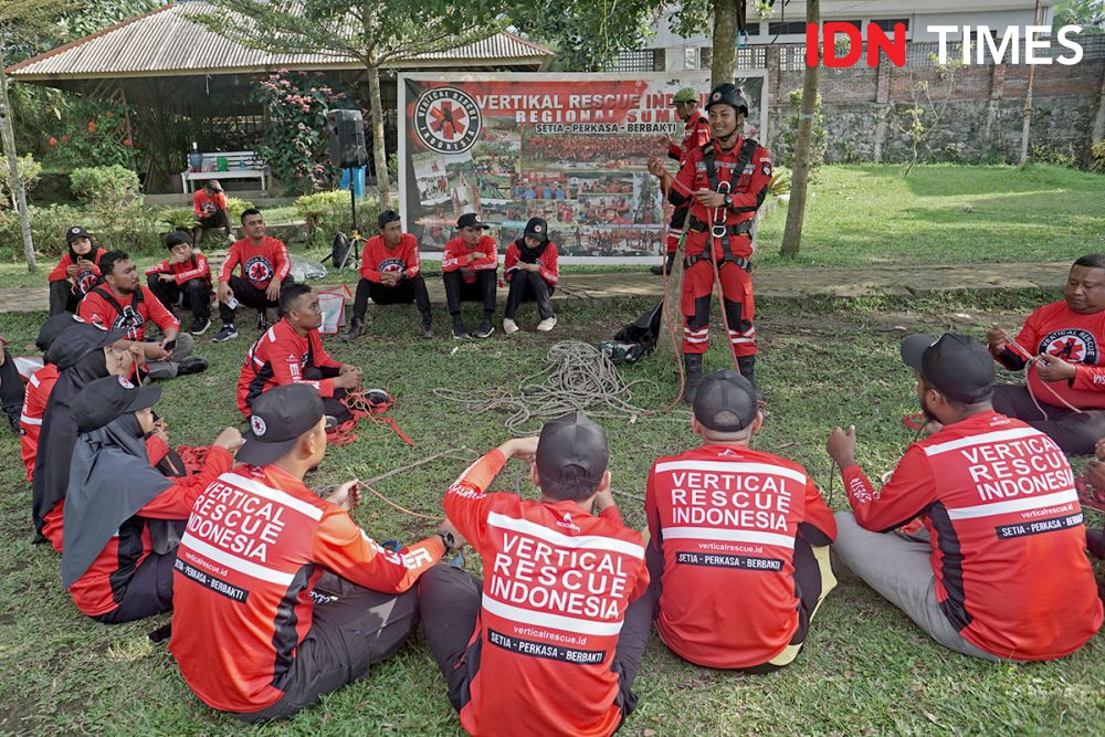 VRI Sumut Gelar Sekolah Vertical Rescue Tingkat I di Sibolangit