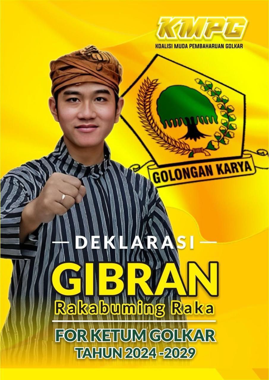 Reaksi Gibran Namanya Masuk Bursa Calon Ketum Golkar