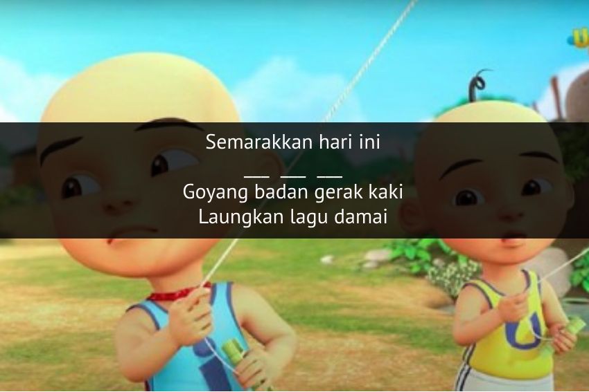 [QUIZ] Lanjut Lirik Damai, Lagu Tanam-tanam Ubi yang Viral di Upin Ipin