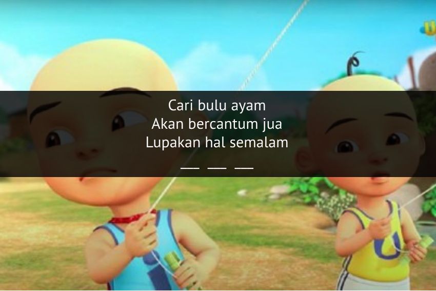 [QUIZ] Lanjut Lirik Damai, Lagu Tanam-tanam Ubi yang Viral di Upin Ipin