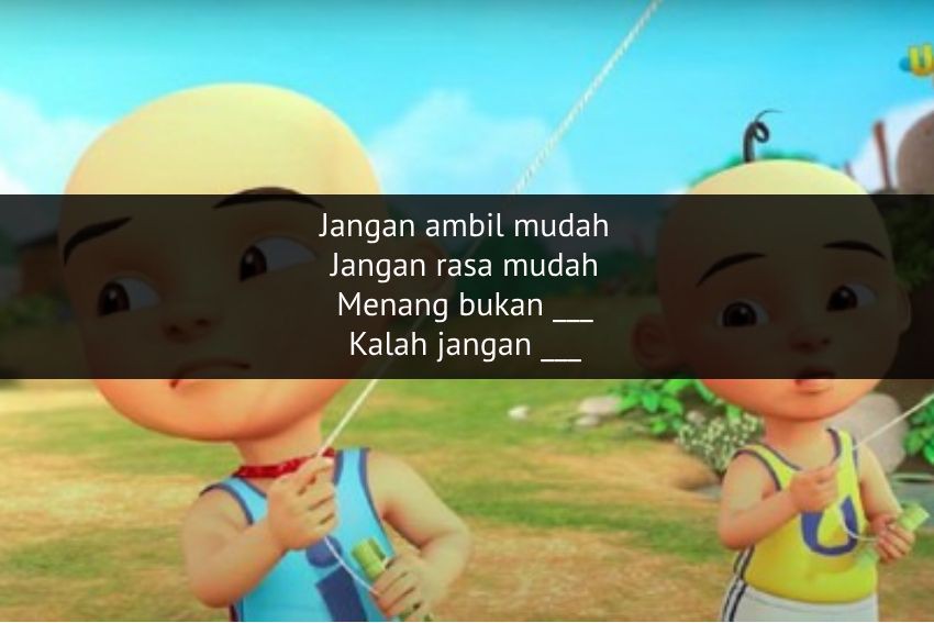 [QUIZ] Lanjut Lirik Damai, Lagu Tanam-tanam Ubi yang Viral di Upin Ipin