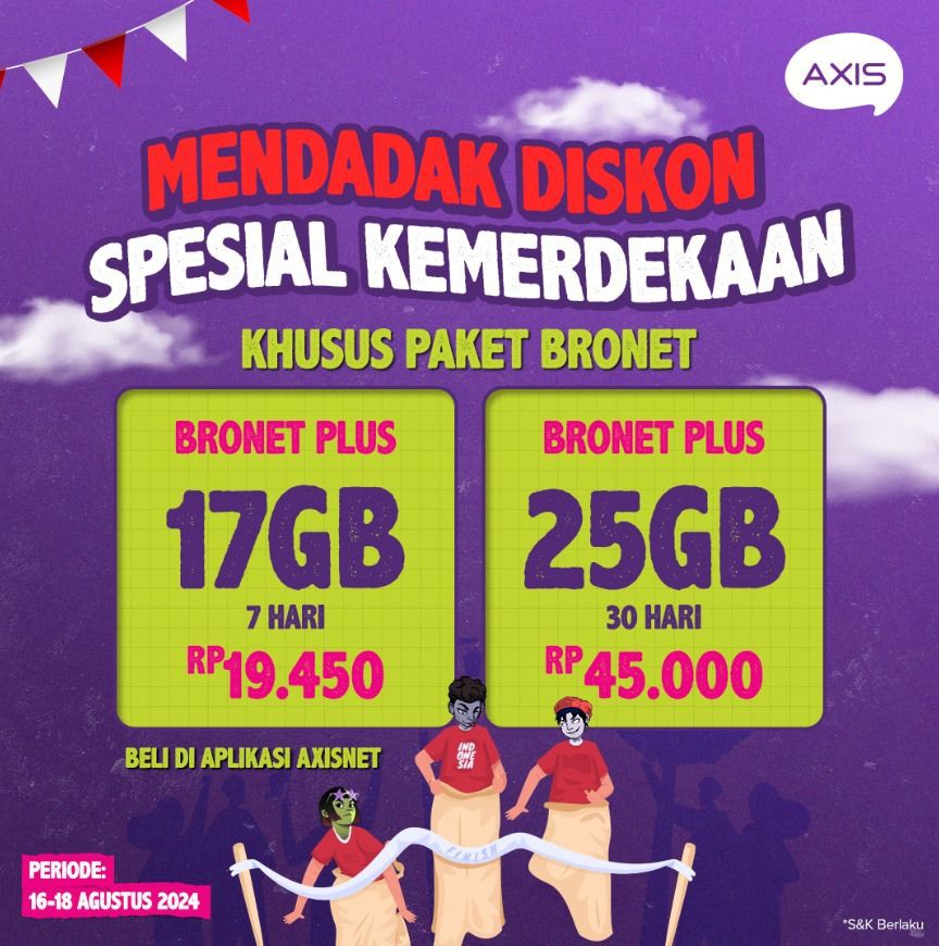 Semarak Kemerdekaan RI ke 79, Cek Promo Teranyar XL Axiata