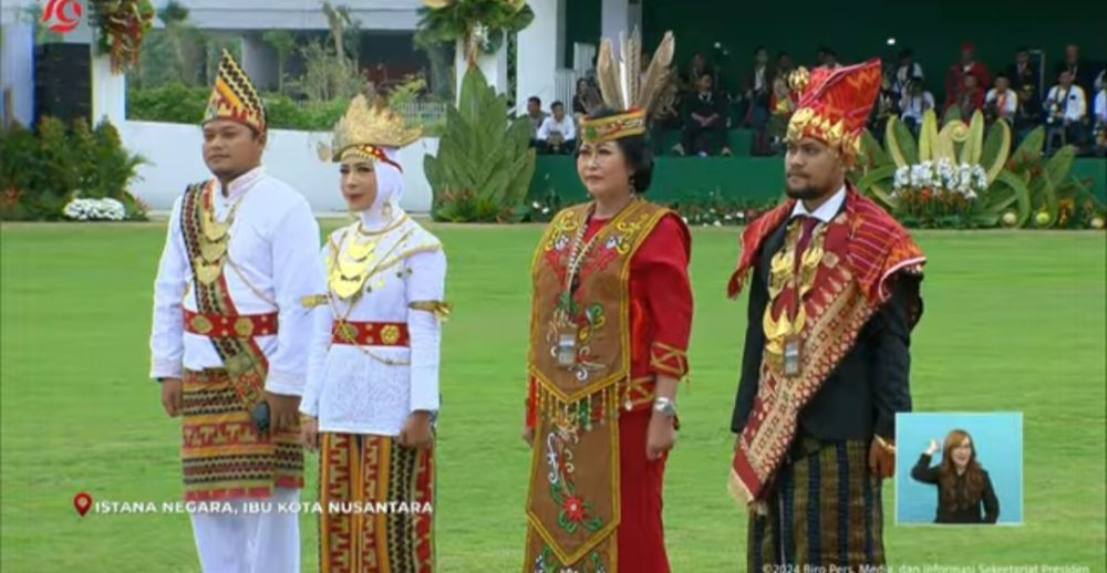 Busana Lampung Terbaik Upacara HUT IKN, Pj Gubernur: Ini Kebanggaan