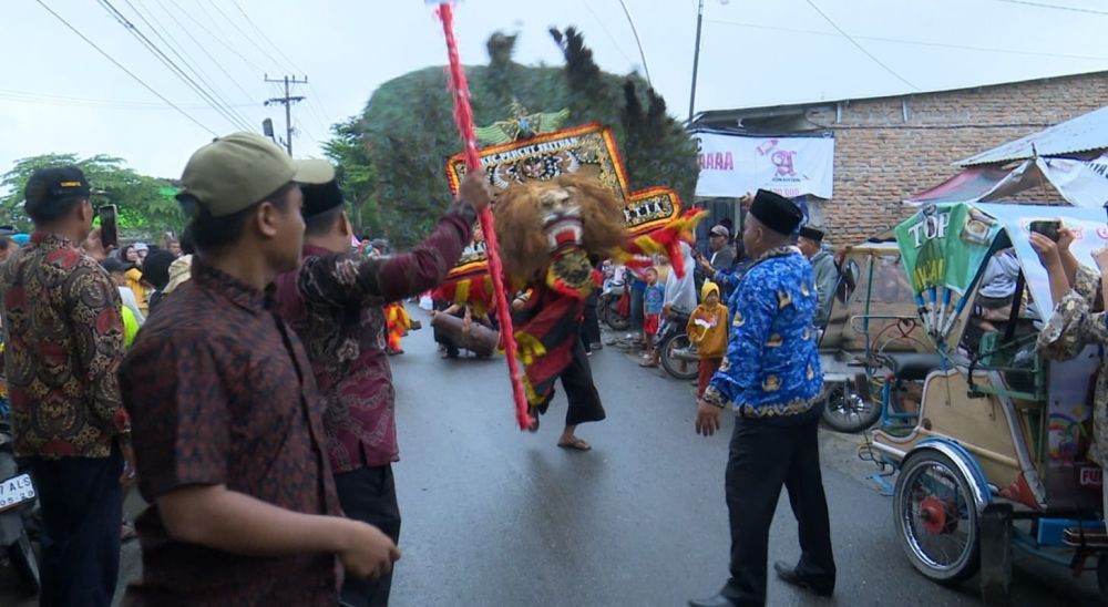 Karnaval 17 Agustus, Ada Tank Hingga Kapal Selam di Deli Serdang