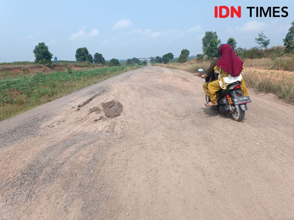 10 Potret Kota Baru Lampung yang Terbengkalai di HUT Kemerdekaan RI