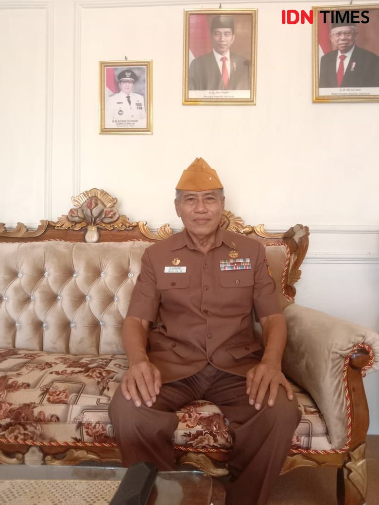 Cerita Veteran Lampung Masih Semangat Mengabdi di Usia Senja