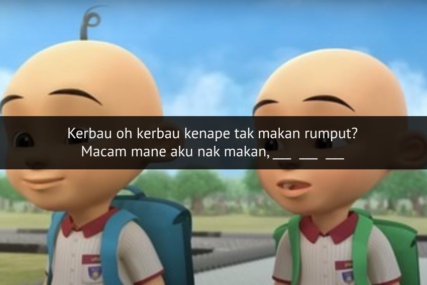 [QUIZ] Lanjut Lirik Bangau Oh Bangau di Upin Ipin, Apakah Kamu Hapal?