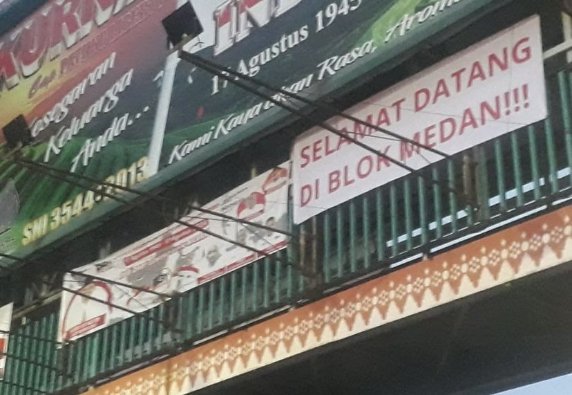 Spanduk 'Selamat Datang di Blok Medan' Beredar di Sejumlah Titik