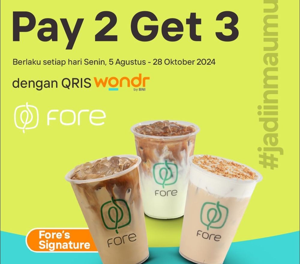 24 Promo Pakai wondr by BNI Terlengkap hingga November