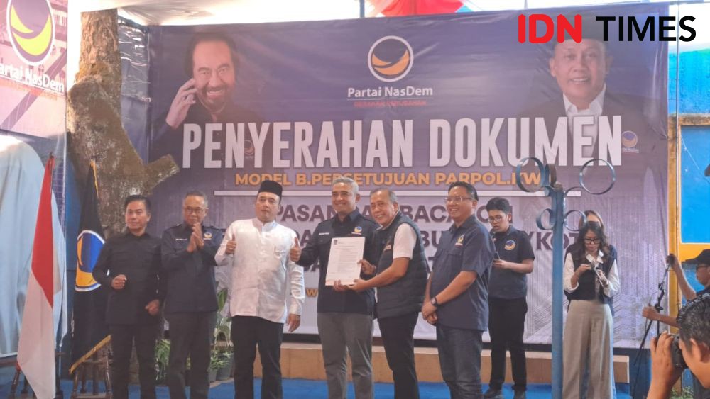 NasDem Jabar Sahkan Pasangan Farhan-Erwin untuk Pilwalkot Bandung 